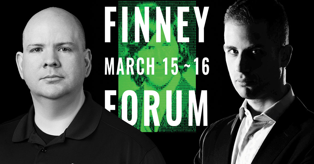 Evertas Represents at Finney Forum portraits of Ryan Lackey and J. Gdanski flanking the Finney Forum 2024 logo